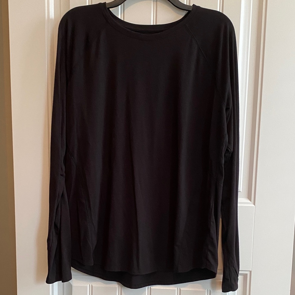 Tek Gear Women's Black Long Sleeve Top